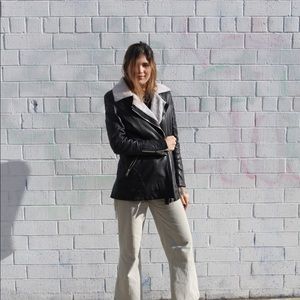 Black Leather Carmar Jacket